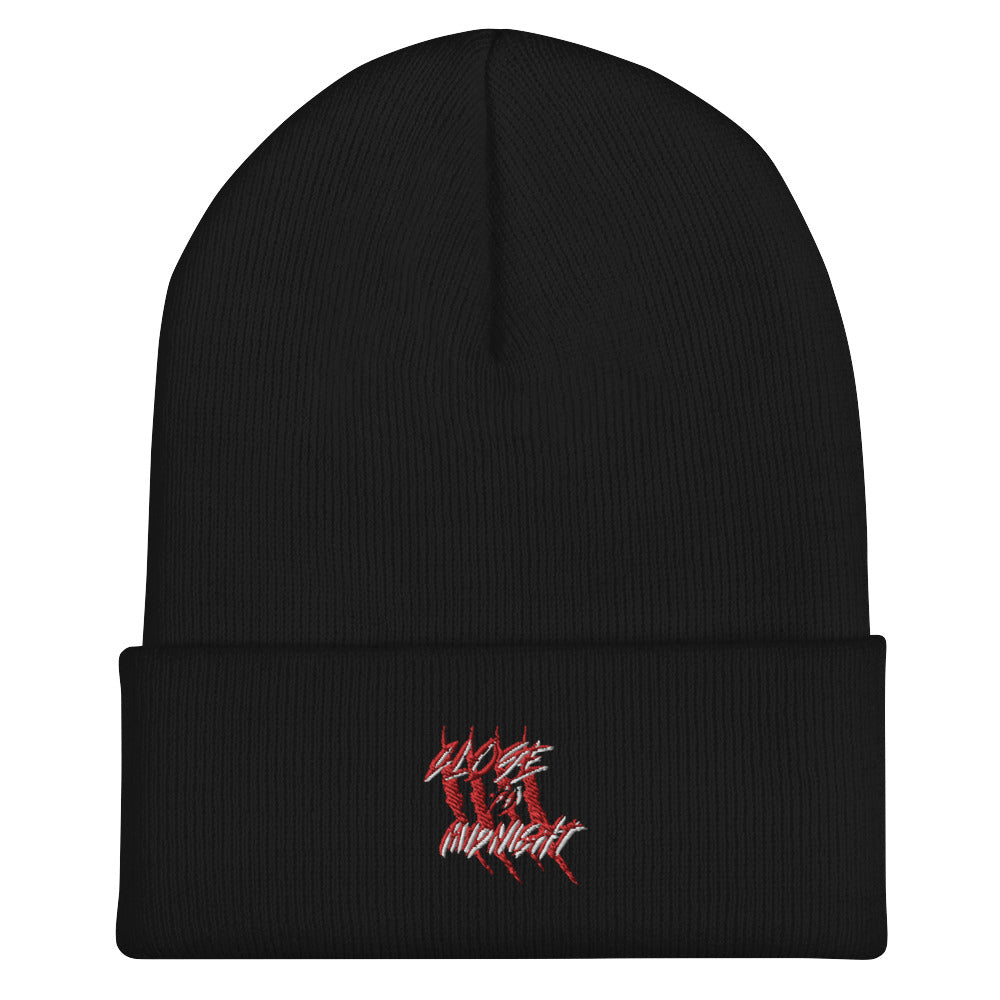 Close To Midnight | Cuffed Beanie | Black