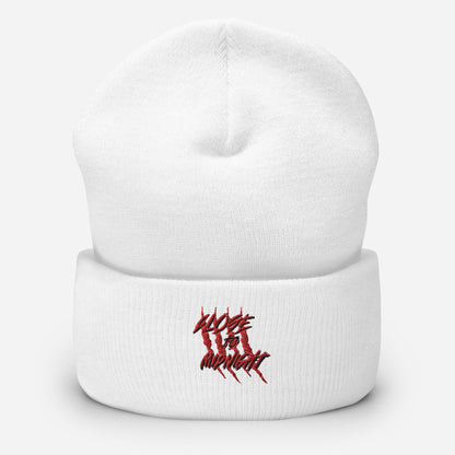 Close To Midnight | Cuffed Beanie | White