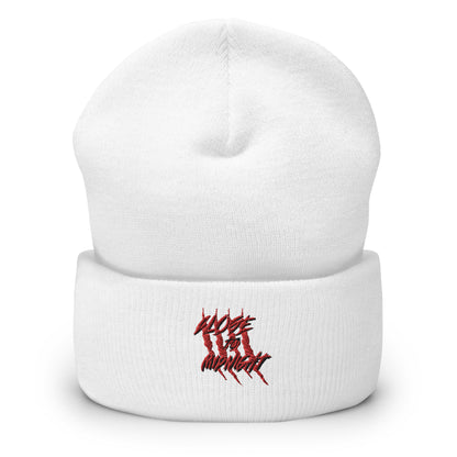 Close To Midnight | Cuffed Beanie | White