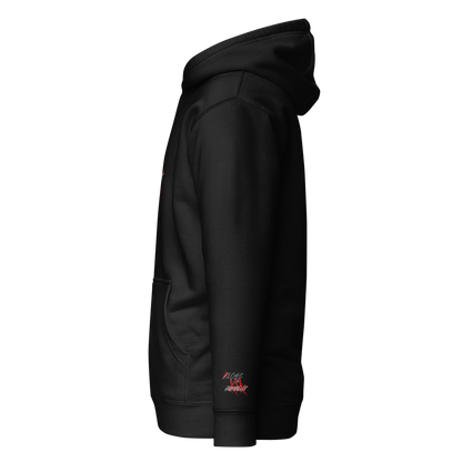 Close To Midnight | Premium hoodie | Black (Large Chest) embro.