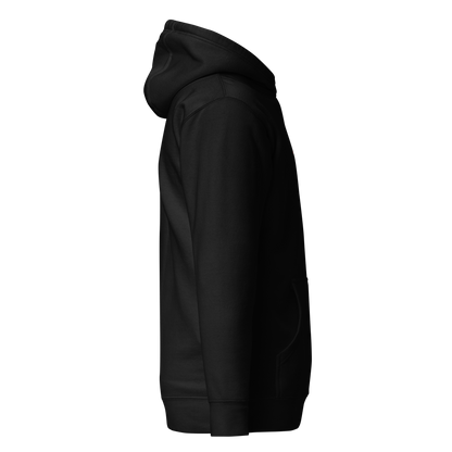Close To Midnight | Premium hoodie | Black (Large Chest) embro.