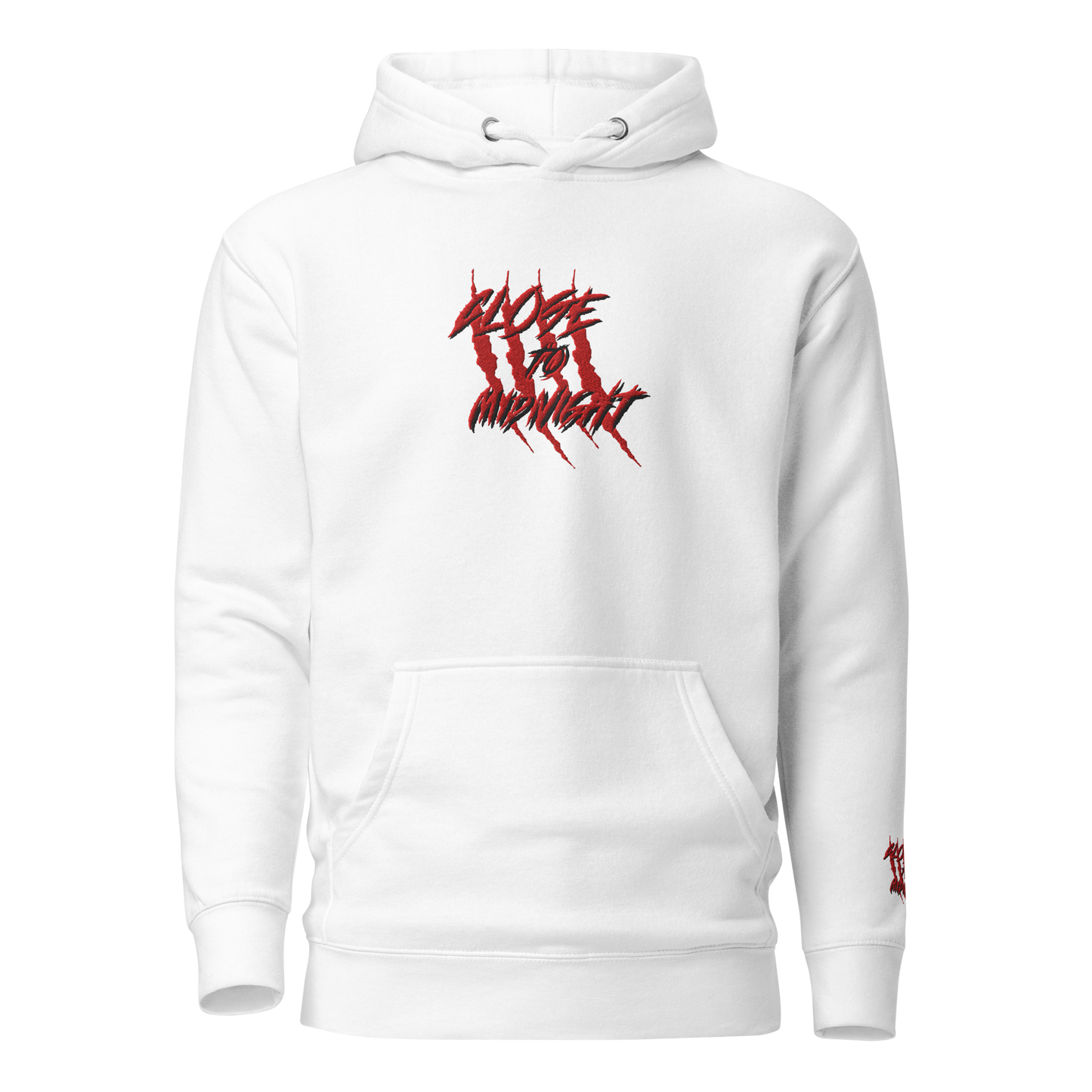 Close To Midnight |Premium hoodie | White