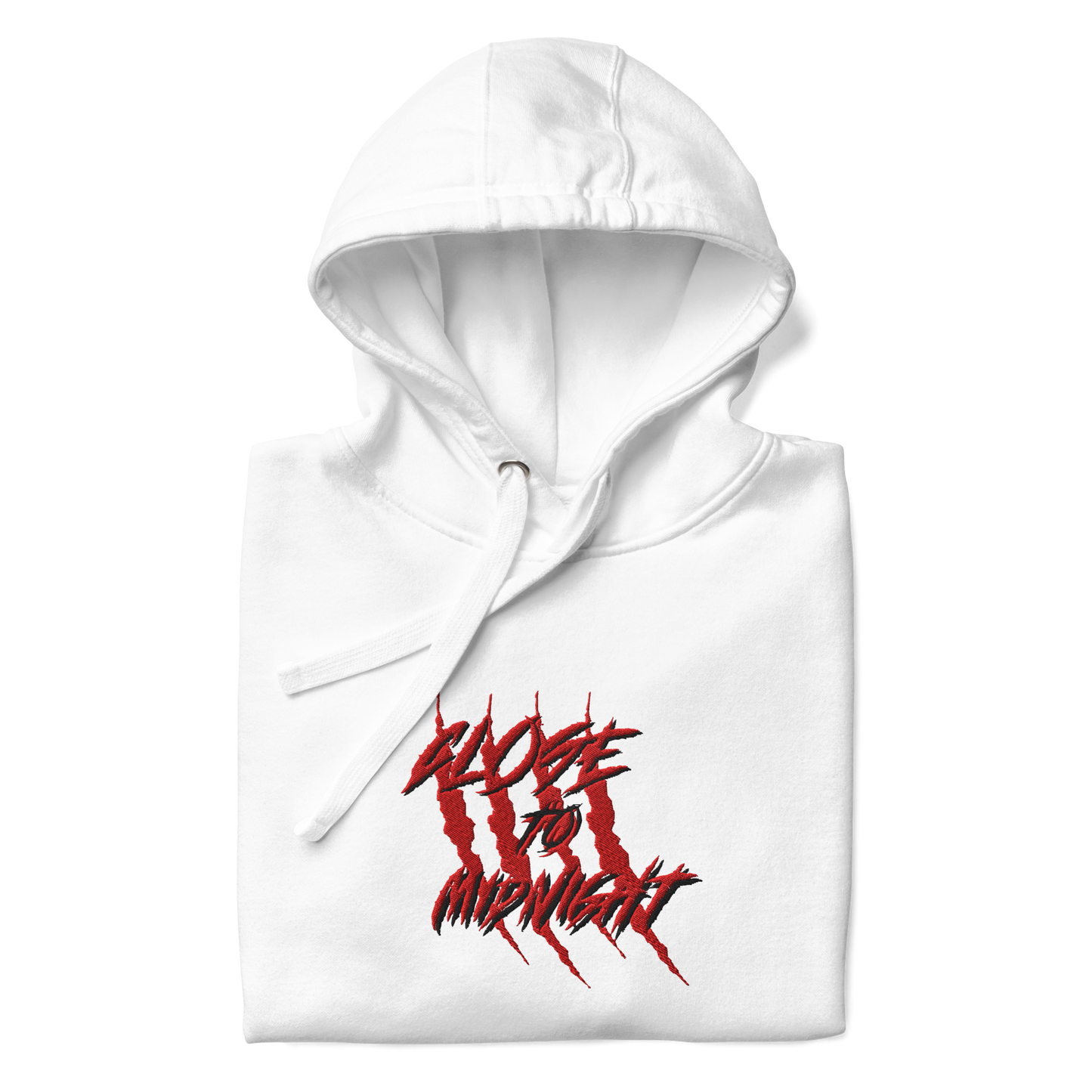 Close To Midnight |Premium hoodie | White