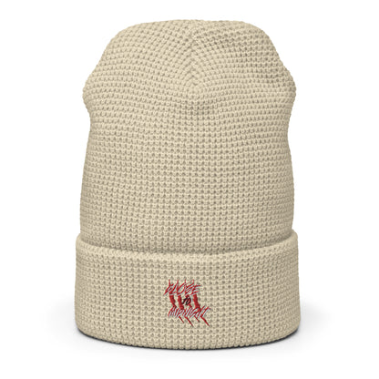 Close To Midnight | Waffle Beanie | Beige