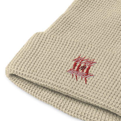 Close To Midnight | Waffle Beanie | Beige