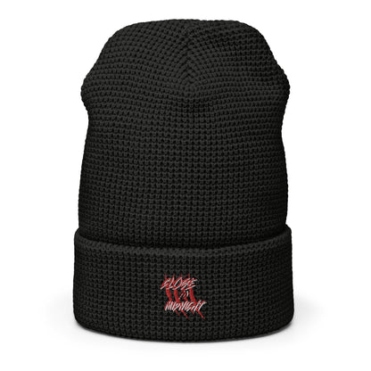 Close To Midnight | Waffle Beanie | Black
