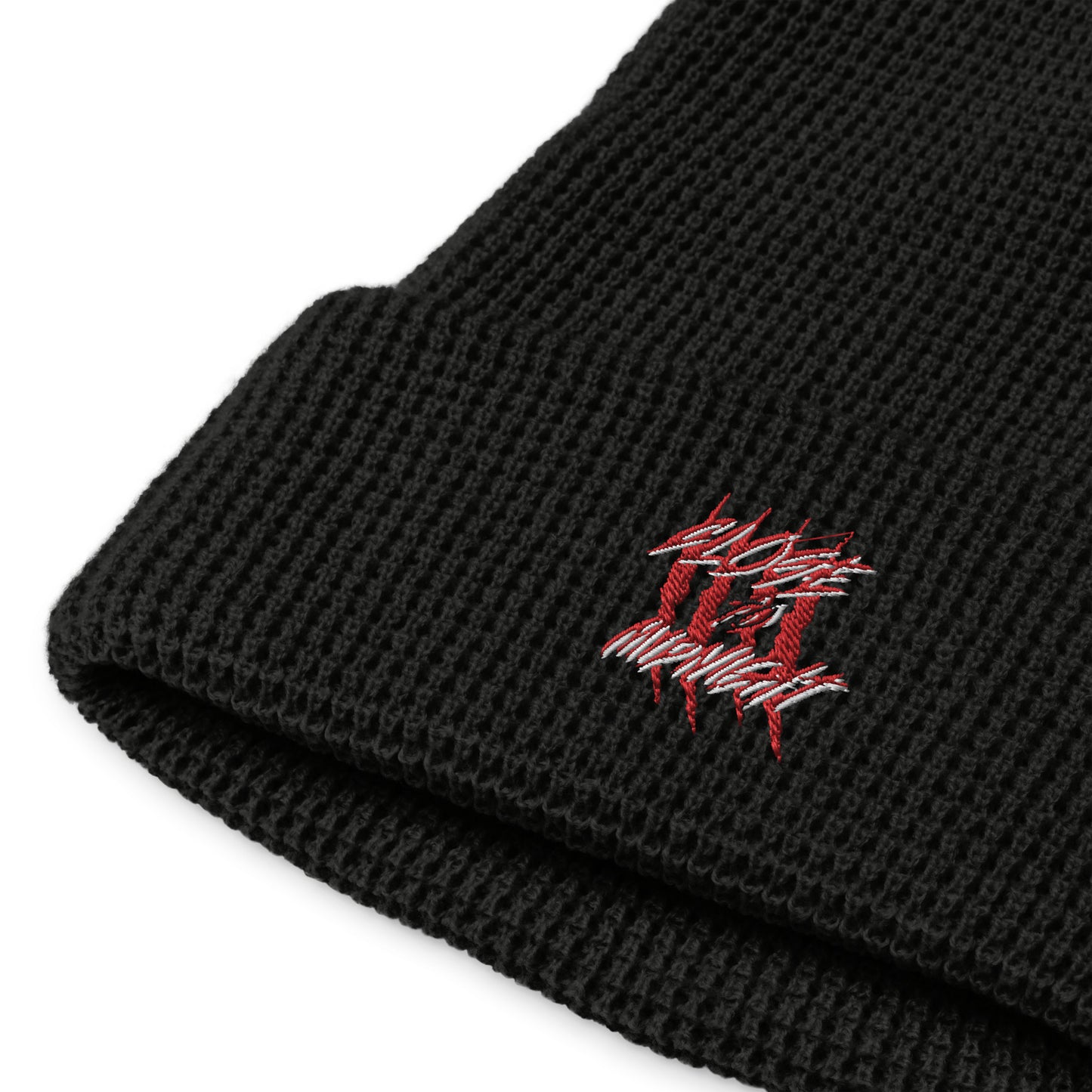 Close To Midnight | Waffle Beanie | Black