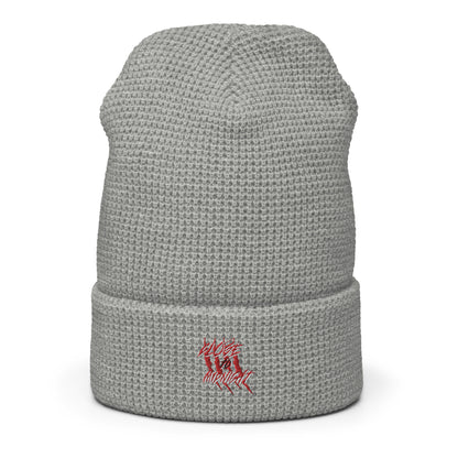 Close To Midnight |Waffle Beanie | Gray