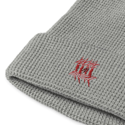 Close To Midnight |Waffle Beanie | Gray